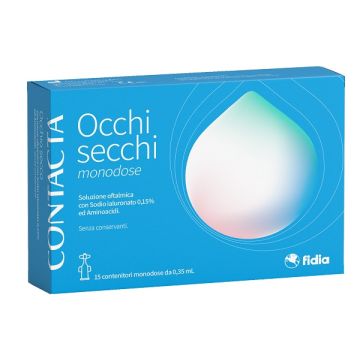 Contacta occhi secchi monodose 15 contenitori monodose da 0,35 ml