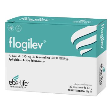 Flogilev 20 compresse da 1,3 g senza glutine naturalmente privo di lattosio