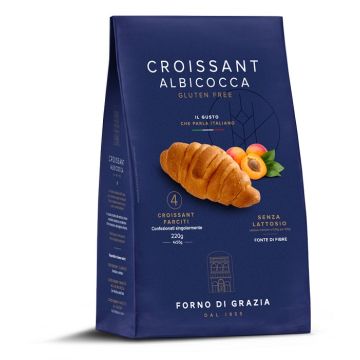 Fdg croissant albicocca 4 pezzi da 55 g Fdg croissant albicocca 4 pezzi da 55 g