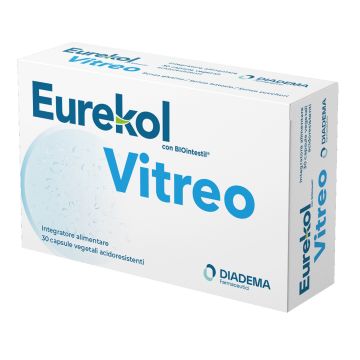 Eurekol vitreo 30 capsule senza glutine lattosio e zuccheri