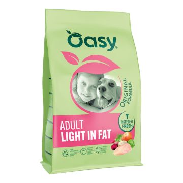 Oasy dry dog original adult light in fat pollo 10 kg