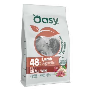 Oasy dry dog monoprotein adult small/mini agn 2 kg Oasy dry dog monoprotein adult small/mini agn 2 kg