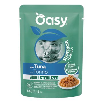 Oasy wet cat bocconcini adult sterilized tonno 85 g