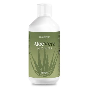 Aloe vera puro succo 1000 ml senza glutine naturalmente privo di lattosio