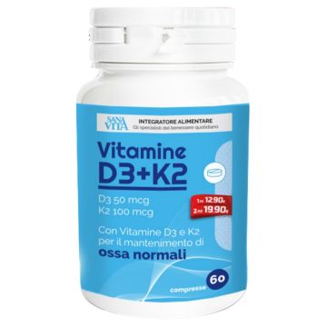 Sanavita vitamina d3+k2 60 compresse