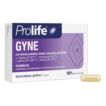Prolife gyne 20 capsule con miscela probiotica testata e brevettata astarte