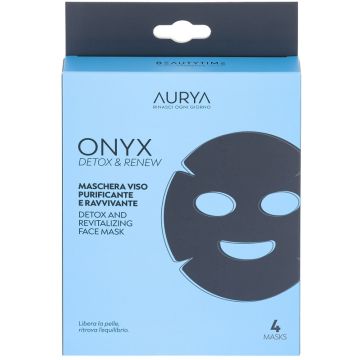 Beautytime onyx maschera viso detox x4