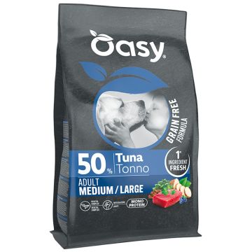 Oasy dry dog grain free adult medium/large tonno 10 kg Oasy dry dog grain free adult medium/large tonno 10 kg