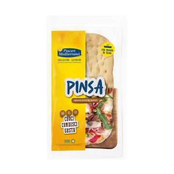 Piaceri mediterranei pinsa 250 g naturalmente senza lattosio
