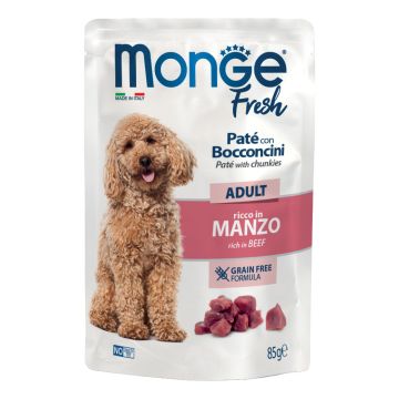 Monge fresh dog adult manzo 85 g