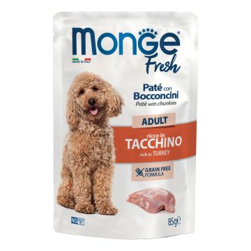 Monge fresh dog adult tacchino 85 g