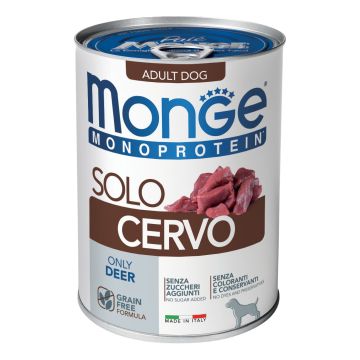 Monge monoprotein solo cervo 400 g Monge monoprotein solo cervo 400 g