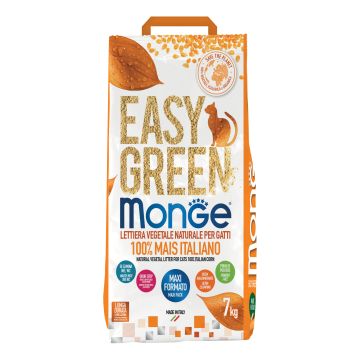 Monge easy green lettiera vegetale naturale gatti mais 7 kg