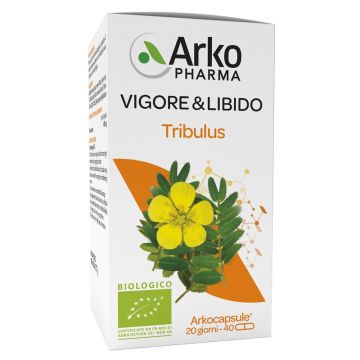 Arkocapsule tribulus vigore&libido biologico 40 capsule