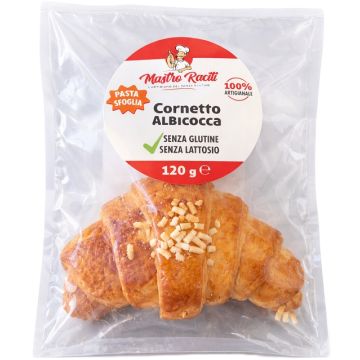 Mastro raciti cornetto albicocca 120 g senza glutine senza lattosio