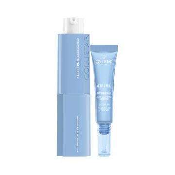 Cofanetto 1 gocce in crema acido ialuronico 30 ml + 1 contorno occhi acido ialuronico 15 ml