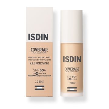 Coverage 2,0 beige spf50+ fondotinta con protezione molto alta 30 g Coverage 2,0 beige spf50+ fondotinta con protezione molto alta 30 g