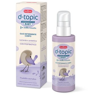 D topic dermobiotico baby olio detergente baby corpo 150 ml