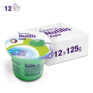 Nutilis Aqua Gel Gusto Menta 12 x 125 g