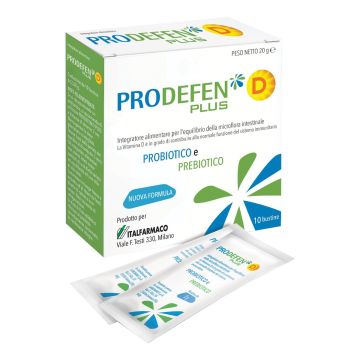 Prodefen D Plus Equilibrio Intestinale e Difese Immunitarie 10 Bustine