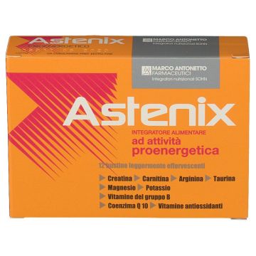 Astenix Integratore Energetico 12 Bustine 