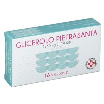 Glicerolo Pietrasanta Adulti 2250 mg 18 Supposte