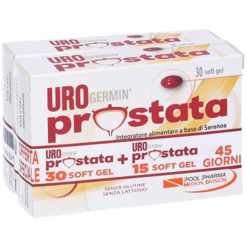 Urogermin Prostata Integratore Benessere Urinario 30 + 15 Capsule Softgel