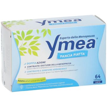 Ymea Pancia Piatta Integratore Menopausa e Controllo Peso 64 Capsule