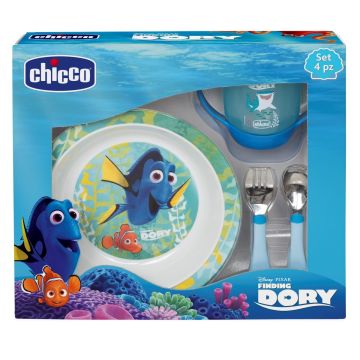 Chicco set pappa dory azzurr 18+