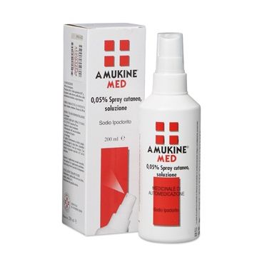 Amukine med spray cutaneo 200 ml 0,5%