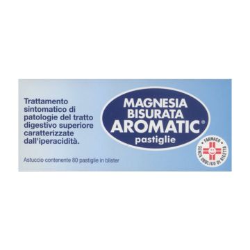 Magnesia bisurata aromatic 80 pastiglie