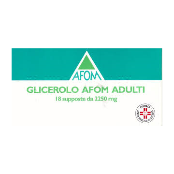 Glicerolo afom 18 supposte adulti