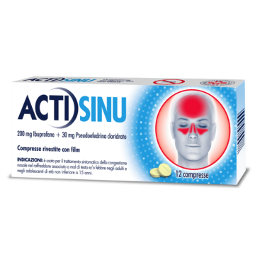 Actisinu 12 compresse 200mg+30mg