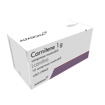 Carnitene 10 compresse masticabili 1g