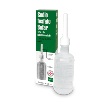 Sodio fosfato rett.120ml sofar