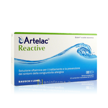 Artelac reactive soluzione oftalmica 20 monodose