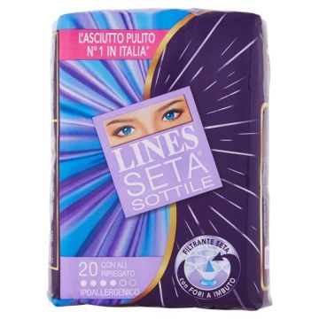 Lines seta ali sottile 20 assorbenti
