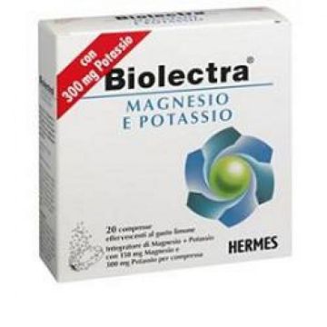 Biolectra magnesio potassio limone 20 compresse
