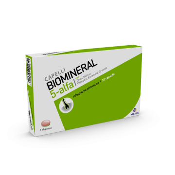 Biomineral 5-Alfa Integratore Capelli 30 Capsule