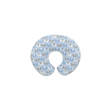 Chicco boppy fodera in cotone boppy elephants blue