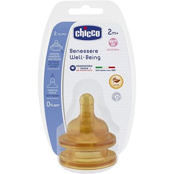 Chicco tettarelle original touch caucciù 2 pezzi