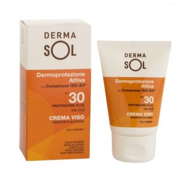 Dermasol crema viso protezione alta spf 30+