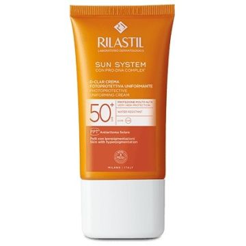 Rilastil sun system d-clar crema light spf 50  40 ml