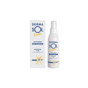 Dermasol bimbi latte spray protezione alta spf 50+ 125 ml