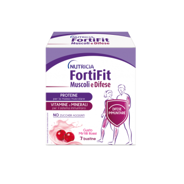 Fortifit muscoli&difese mirtillo rosso 7 bustine