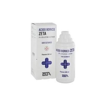 Acido borico 3% 500ml zeta