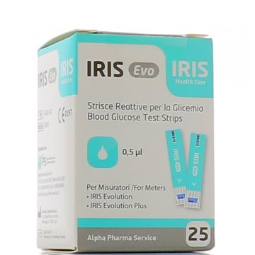 Iris evo strisce reattive 25 pezzi