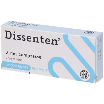 Dissenten 2mg Loperamide cloridrato Diarrea 15 Compresse