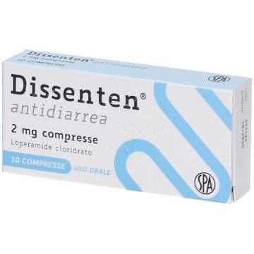 Dissenten anti diarrea 2mg 10 compresse