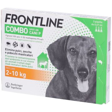 Frontline Combo 3Pip 2-10Kg Cani